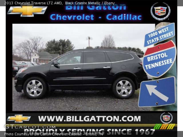 2013 Chevrolet Traverse LTZ AWD in Black Granite Metallic