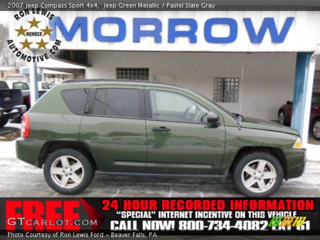 2007 Jeep Compass Sport 4x4 in Jeep Green Metallic
