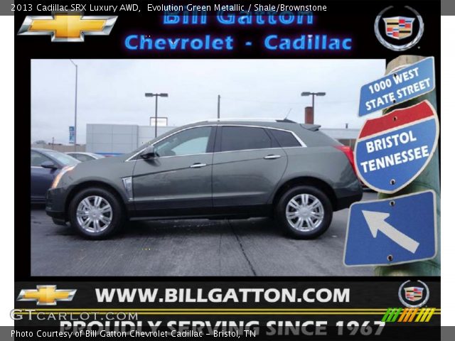 2013 Cadillac SRX Luxury AWD in Evolution Green Metallic