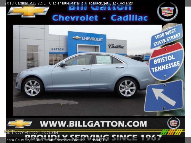 2013 Cadillac ATS 2.5L in Glacier Blue Metallic