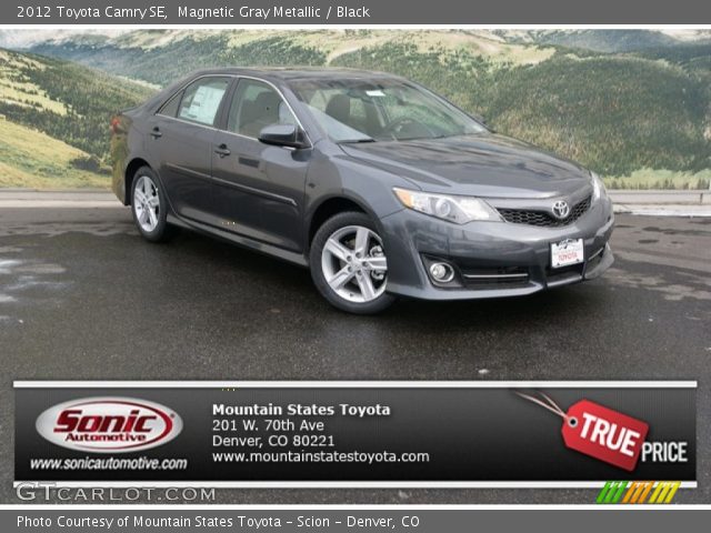 2012 Toyota Camry SE in Magnetic Gray Metallic