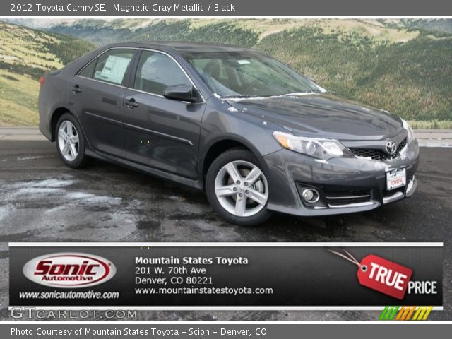 2012 Toyota Camry SE in Magnetic Gray Metallic
