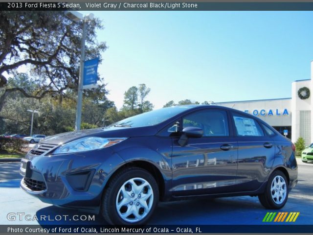 2013 Ford Fiesta S Sedan in Violet Gray