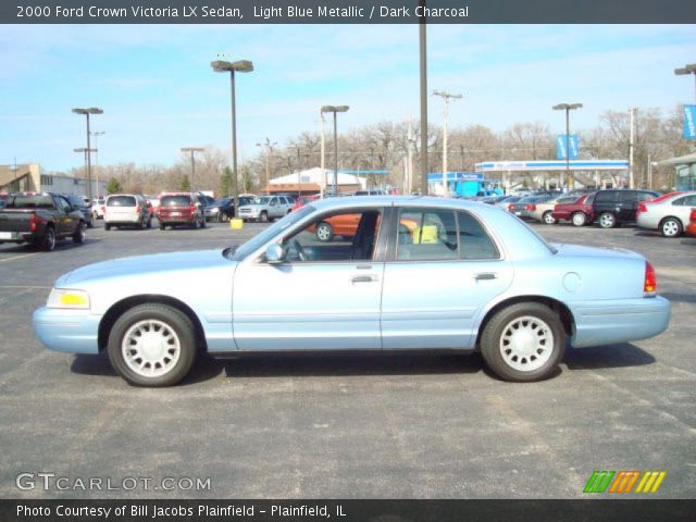 2000 Ford Crown Victoria LX Sedan in Light Blue Metallic