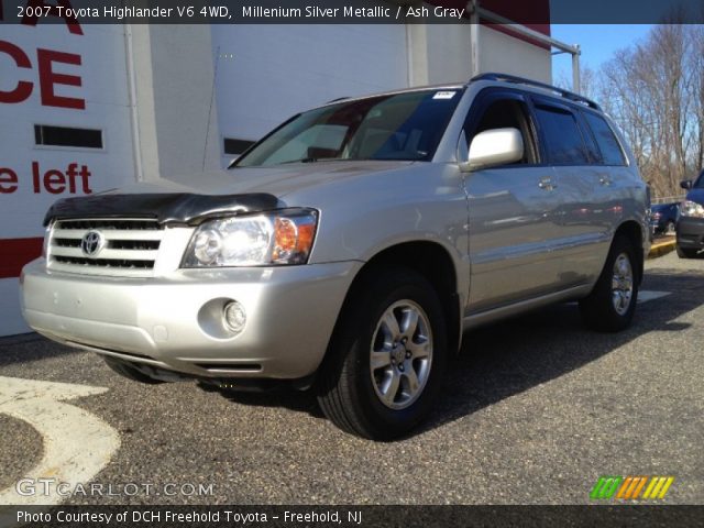 2007 Toyota Highlander V6 4WD in Millenium Silver Metallic
