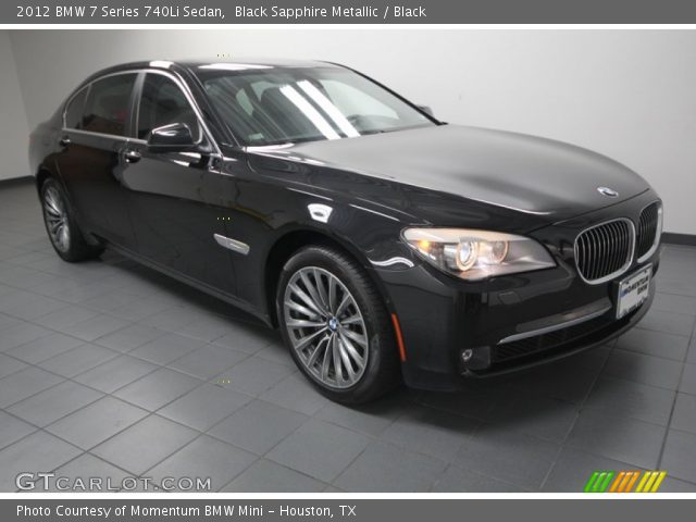 2012 BMW 7 Series 740Li Sedan in Black Sapphire Metallic