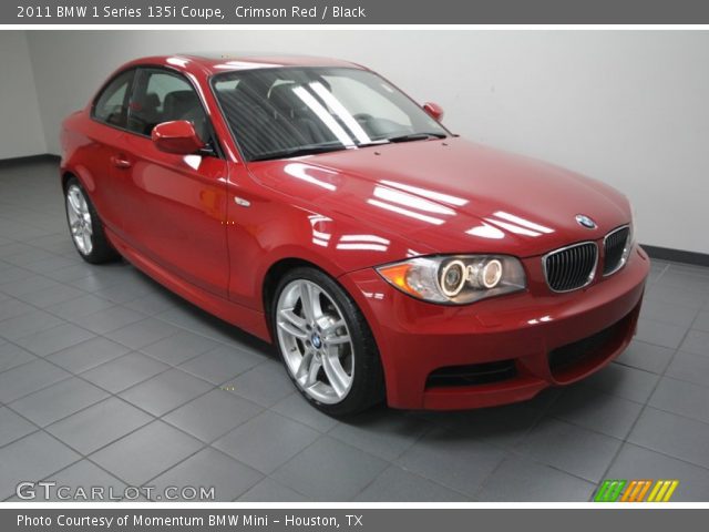 2011 BMW 1 Series 135i Coupe in Crimson Red