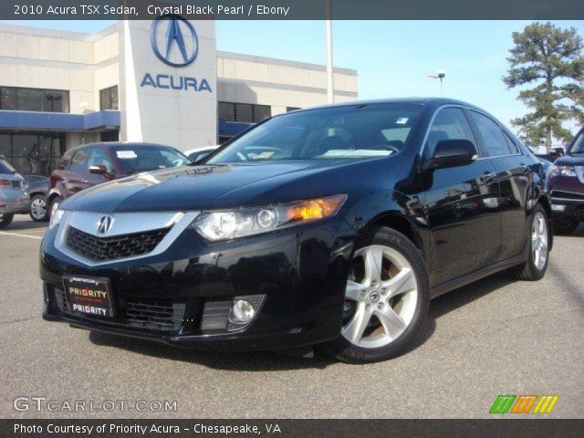 2010 Acura TSX Sedan in Crystal Black Pearl