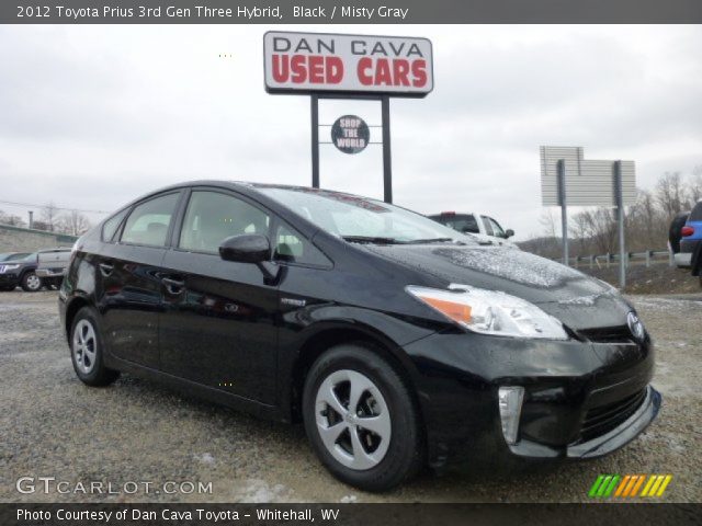 2012 Toyota Prius 3rd Gen Three Hybrid in Black
