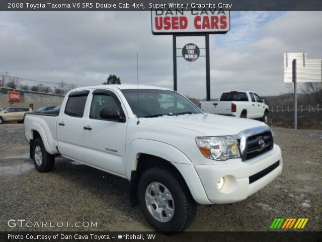2008 Toyota Tacoma V6 SR5 Double Cab 4x4 in Super White