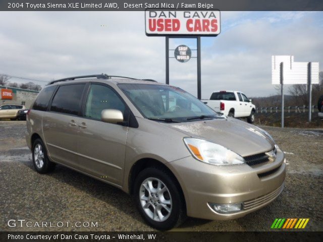 2004 Toyota Sienna XLE Limited AWD in Desert Sand Mica