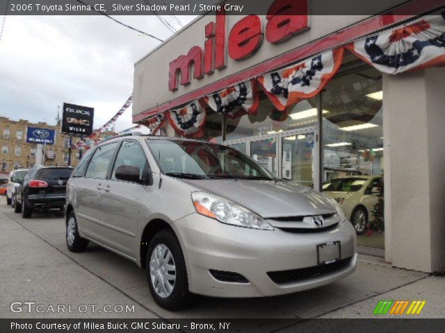 2006 Toyota Sienna CE in Silver Shadow Pearl