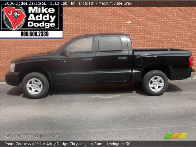 2006 Dodge Dakota SLT Quad Cab in Brilliant Black