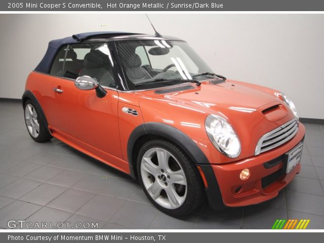 2005 Mini Cooper S Convertible in Hot Orange Metallic