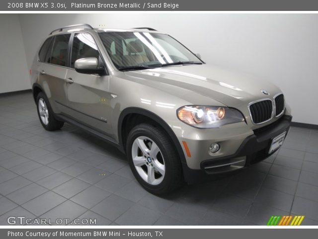 2008 BMW X5 3.0si in Platinum Bronze Metallic