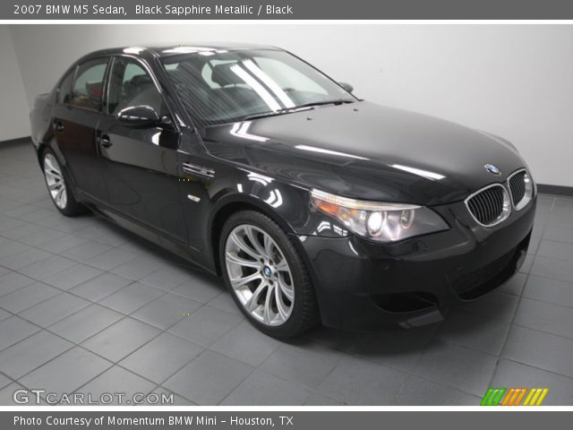 2007 BMW M5 Sedan in Black Sapphire Metallic