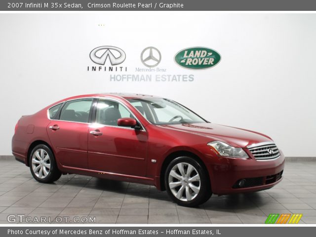 2007 Infiniti M 35x Sedan in Crimson Roulette Pearl