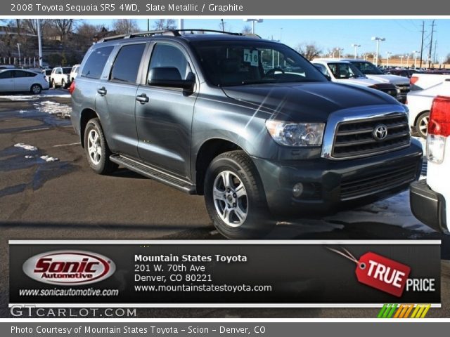 2008 Toyota Sequoia SR5 4WD in Slate Metallic