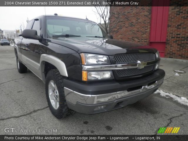 2004 Chevrolet Silverado 1500 Z71 Extended Cab 4x4 in Black