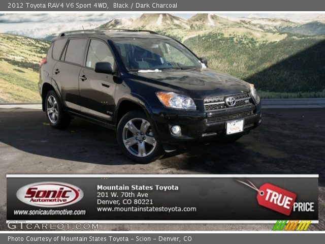 2012 Toyota RAV4 V6 Sport 4WD in Black