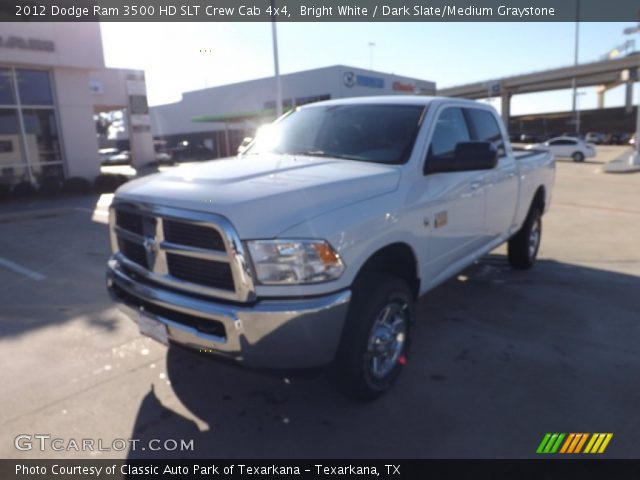 2012 Dodge Ram 3500 HD SLT Crew Cab 4x4 in Bright White