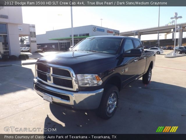 2012 Dodge Ram 3500 HD SLT Crew Cab 4x4 in True Blue Pearl