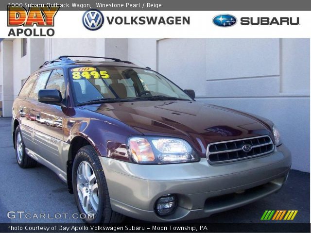 2000 Subaru Outback Wagon in Winestone Pearl
