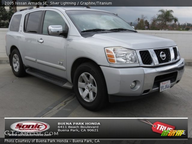 2005 Nissan Armada SE in Silver Lightning