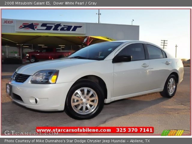 2008 Mitsubishi Galant ES in Dover White Pearl