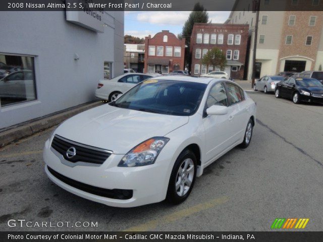 2008 Nissan Altima 2.5 S in Winter Frost Pearl