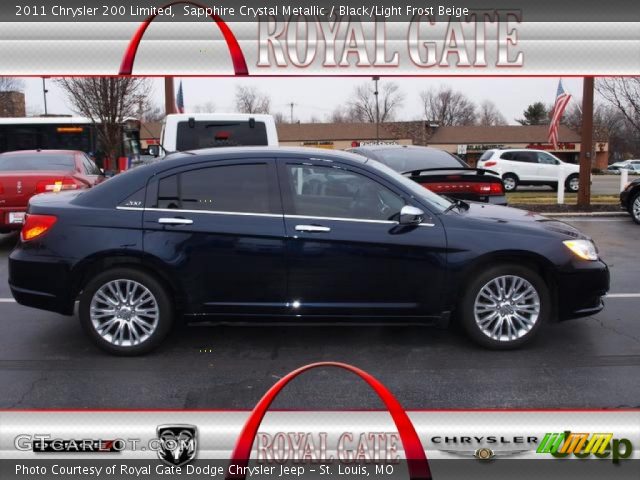 2011 Chrysler 200 Limited in Sapphire Crystal Metallic