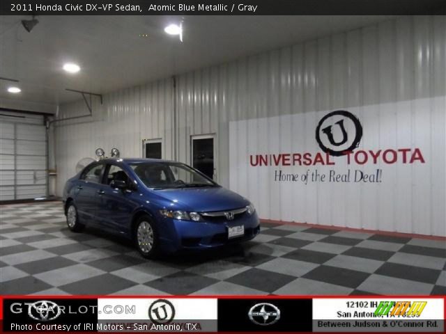 2011 Honda Civic DX-VP Sedan in Atomic Blue Metallic