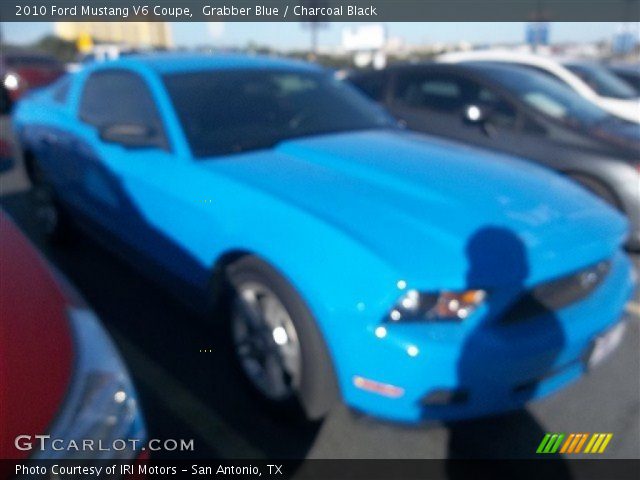 2010 Ford Mustang V6 Coupe in Grabber Blue