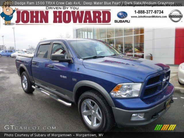 2010 Dodge Ram 1500 TRX4 Crew Cab 4x4 in Deep Water Blue Pearl