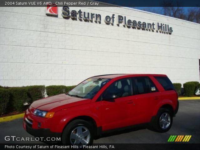 2004 Saturn VUE V6 AWD in Chili Pepper Red