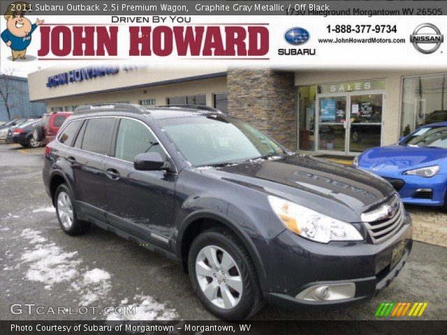 2011 Subaru Outback 2.5i Premium Wagon in Graphite Gray Metallic