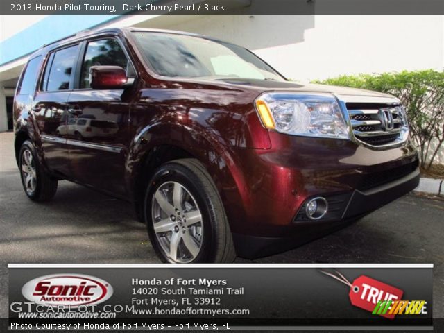 2013 Honda Pilot Touring in Dark Cherry Pearl