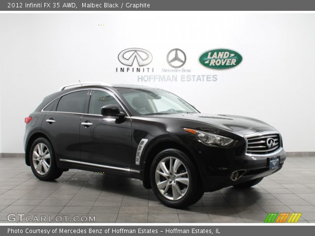 2012 Infiniti FX 35 AWD in Malbec Black