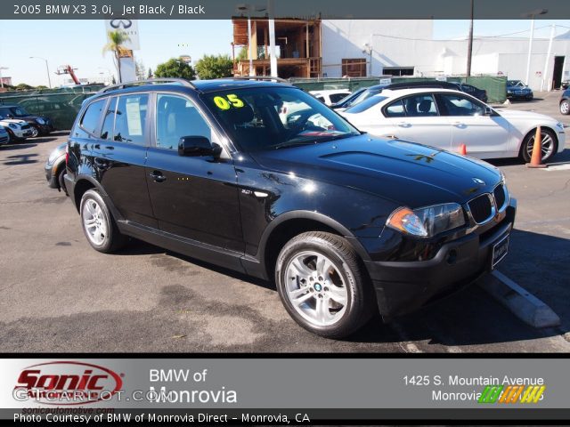 2005 BMW X3 3.0i in Jet Black