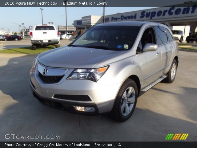 2010 Acura MDX Technology in Palladium Metallic