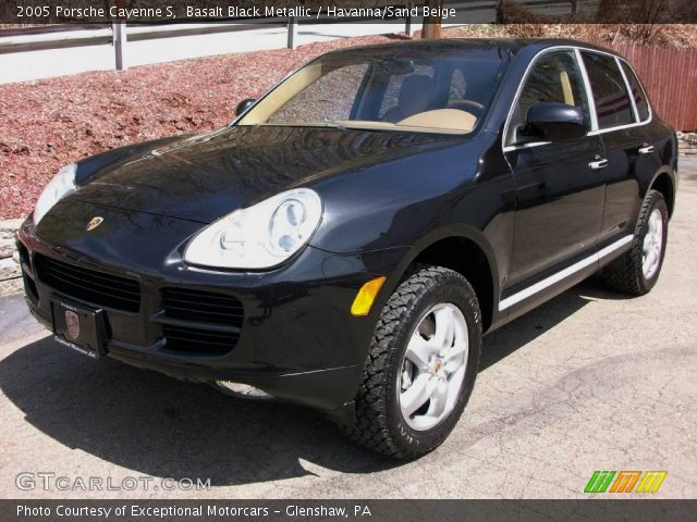 2005 Porsche Cayenne S in Basalt Black Metallic