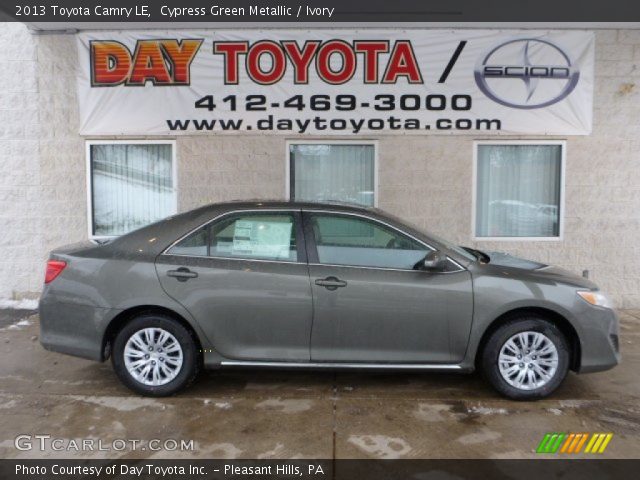 2013 Toyota Camry LE in Cypress Green Metallic