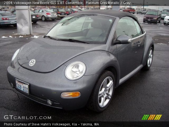 2004 Volkswagen New Beetle GLS 1.8T Convertible in Platinum Grey Metallic