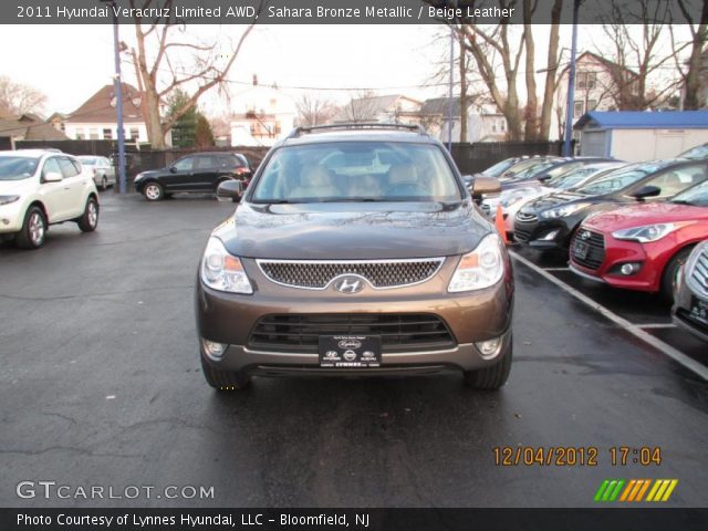 2011 Hyundai Veracruz Limited AWD in Sahara Bronze Metallic