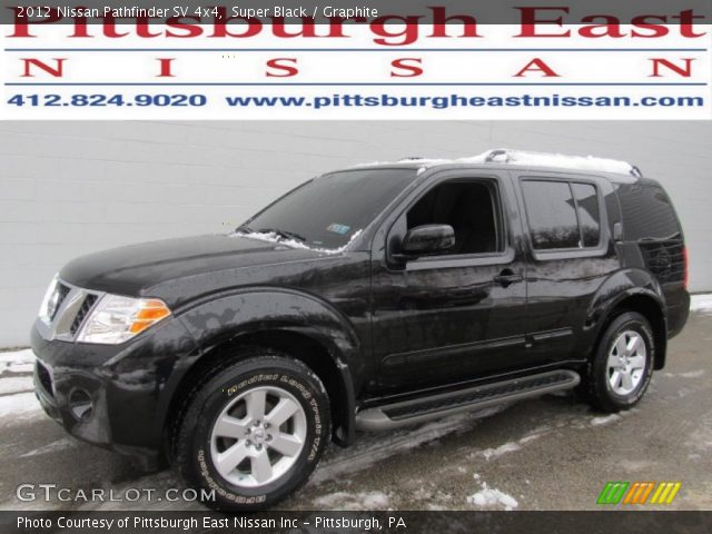 2012 Nissan Pathfinder SV 4x4 in Super Black