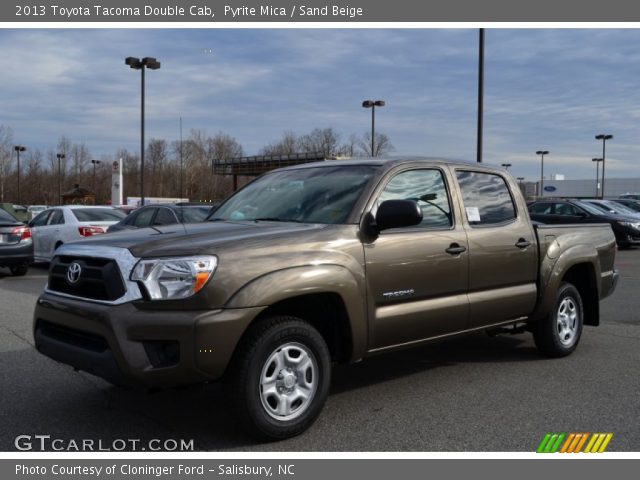 2013 Toyota Tacoma Double Cab in Pyrite Mica