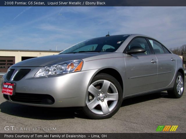 2008 Pontiac G6 Sedan in Liquid Silver Metallic