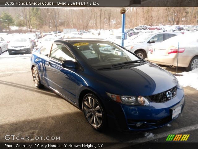 2009 Honda Civic Si Coupe in Dyno Blue Pearl