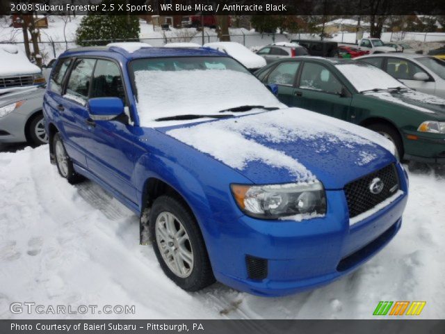 2008 Subaru Forester 2.5 X Sports in WR Blue Mica