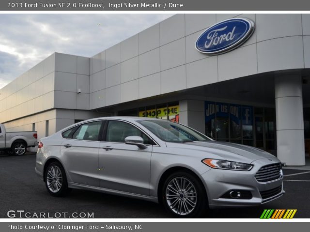 2013 Ford Fusion SE 2.0 EcoBoost in Ingot Silver Metallic